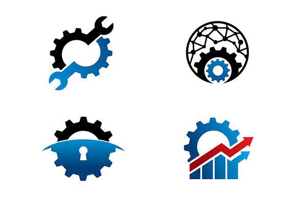 4 Technology Logo or Icon: A Versatile Design for Modern Creators and Businesses