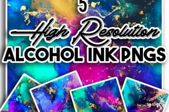 Alcohol Ink Digital Papers: Elevating Design with Luxury and Versatility