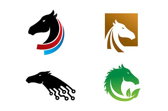 Exploring the 4 Horse Logo or Icon: Versatile Design for Modern Use