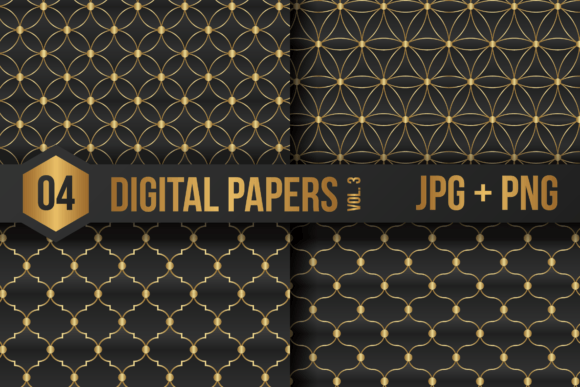 Luxury Digital Papers Vol. 3: Elegant Geometric Patterns for Creative and Professional Projects
