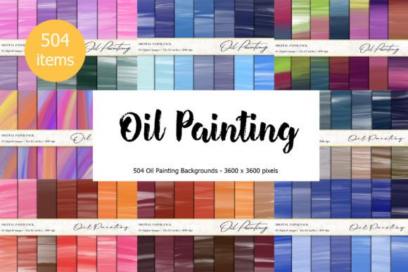 Oil Painting Backgrounds Bundle