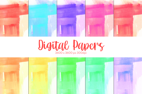 Texture Watercolor Digital Papers Set 12 – A Versatile Resource for Creative Projects