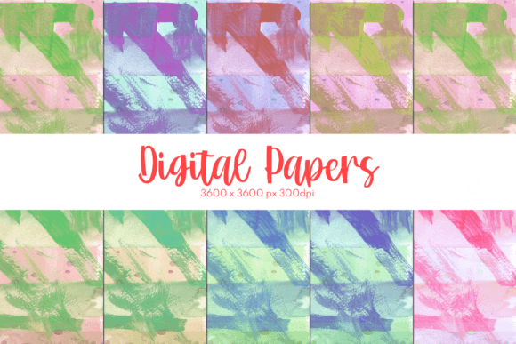 Texture Watercolor Digital Papers Set 2: A Versatile Tool for Creative Projects