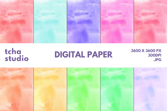 Watercolor Background Digital Papers 14: A Versatile Tool for Modern Creatives and Entrepreneurs