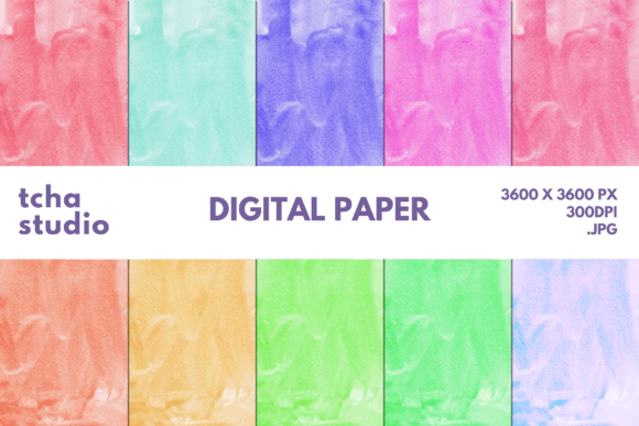 Watercolor Background Digital Papers 16: A Versatile Tool for Creative and Business Projects
