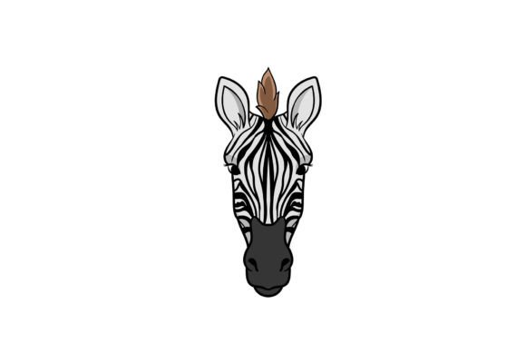 Zebra Face: A Strategic Vector Graphic for Creative and Professional Applications